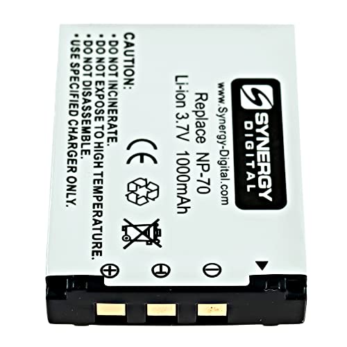 Synergy Digital Digital Camera Batteries, Compatible With Promaster Pro2125 Digital Camera Batteries (Li-Ion, 3.7V, 1000 Mah), Set Of 3 #TOP3
