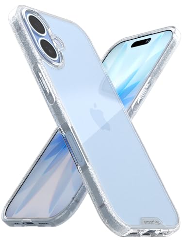 Image of Smartish iPhone 17 Clear Case - Gripmunk [Lightweight + Protective] Anti-Yellowing Slim Case - Drop Tested Ultra Thin Grip Cover for Apple iPhone 17 - Clearly Clear