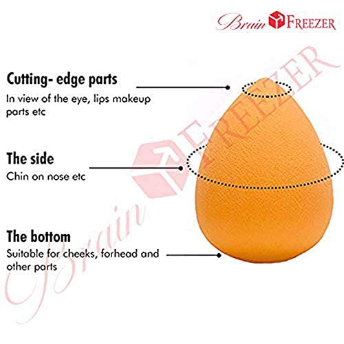 Image of Brain Freezer Shiny Makeup Palette with Stainless Steel Round Shape Spatula, 100 g (Heart Silver)