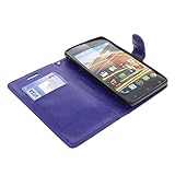 foto-kontor Tasche kompatibel mit Archos 50 Neon 50B Neon Book Style blau Schutz Hülle Buch