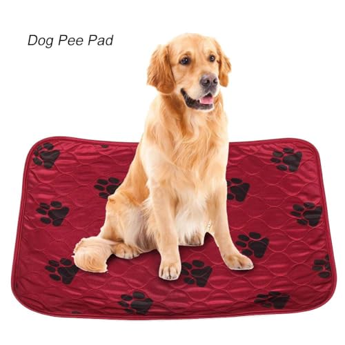Image of Cyrank Reusable Dog Pee Pads, Washable Pee Pads for Dogs Training Pads for Dogs Puppy Potty Training Pads Potty Pads for Puppies Dog Whelping Pads Dog Mat Pee Pad for Pig Mat, 40 * 60cm