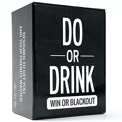 STORE 2508 Store2508 Do Or Drink Game Drinking Cards Fun & Dirty Adult Dare Or Shots for College Camping 21St Birthday Night Pregame Pass Out Party Funny & Beyond for Men & Women (Multicolor)