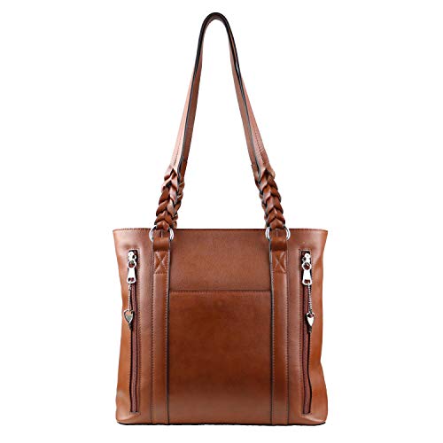 Bolso Tote Bella de Cuero con Cremalleras de Seguridad miniatura 4
