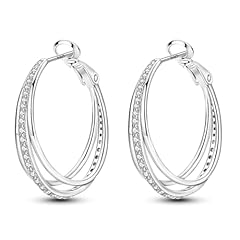 Silver,1.20in-Large Hoops