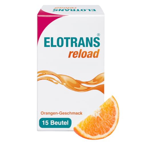 ELOTRANS reload - isotonische Elektrolyt-Glucose-Mischung - Nahrungsergänzungsmittel mit Magnesium Kaliumchlorid Cholin und B-Vitaminen - 1 x 15 Beutel