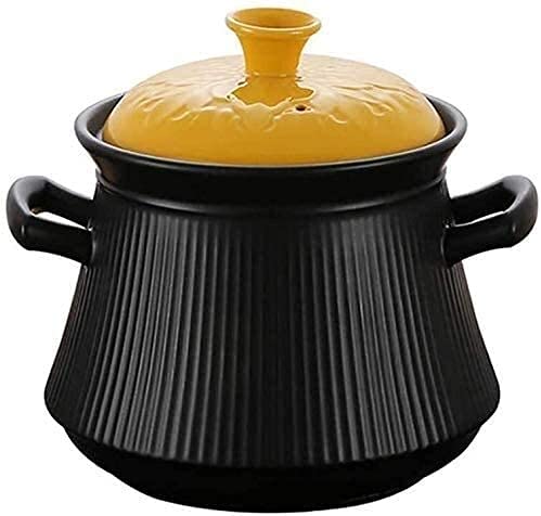 La Mejor Recopilación de Lentes Tumblr , tabla con los diez mejores. 50 Olla de Barro para cocinar Cacerola de cerámica con Tapa Amarilla, ollas saludables, Olla de Arcilla, Olla de cocción Lenta (Negro a 2,1 Cuartos)