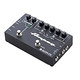AMPEG SCR-DI Preamplificador de Bajo – Pedal de previo combinado circuito con Scrambler Overdrive, filtros Ultra-Hi/Ultra-Lo, salida XLR balanceada y chasis metálico – Negro