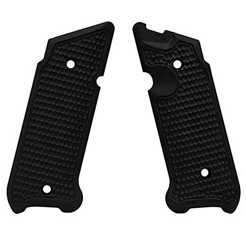 Hogue 79139 Ruger MK IV Grips, G-10, Piranha, Solid Black