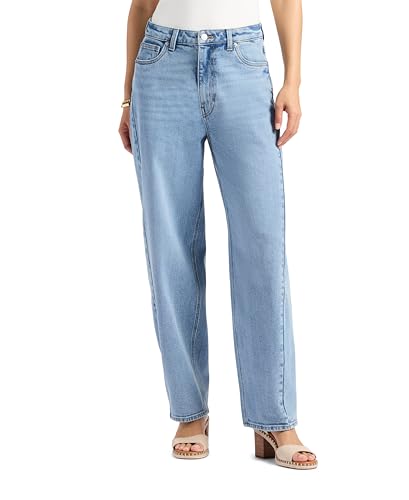 Buffalo David Bitton Women's Barbara High Rise Barrel Leg Jean