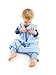 Slumbersac Summer Sleeping Bag with Feet Early Walker 1.0 Tog, Blue Stripes, 12-18 Months/31 inch