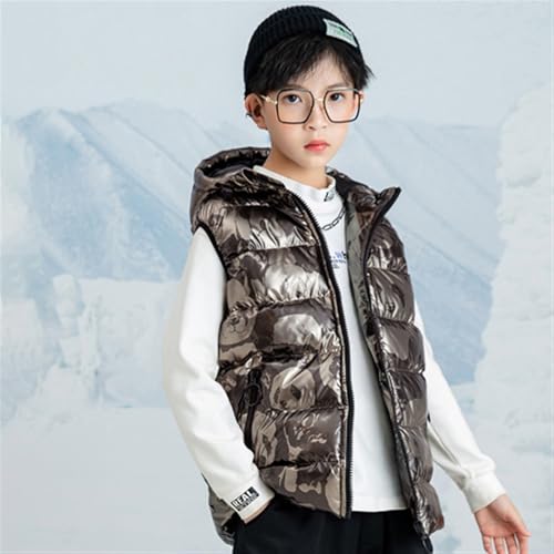 Boys Puffer Vest Lightweight Sleeveless Jackets Hooded Winter Fall Vests Quilted Coat2