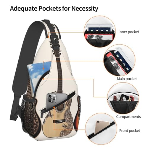 Bolso cruzado tipo bandolera para trekking y viaje miniatura 4