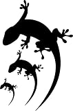 Gecko-Aufkleber, Größe ca. 30 cm, 15 cm und 7,5 cm