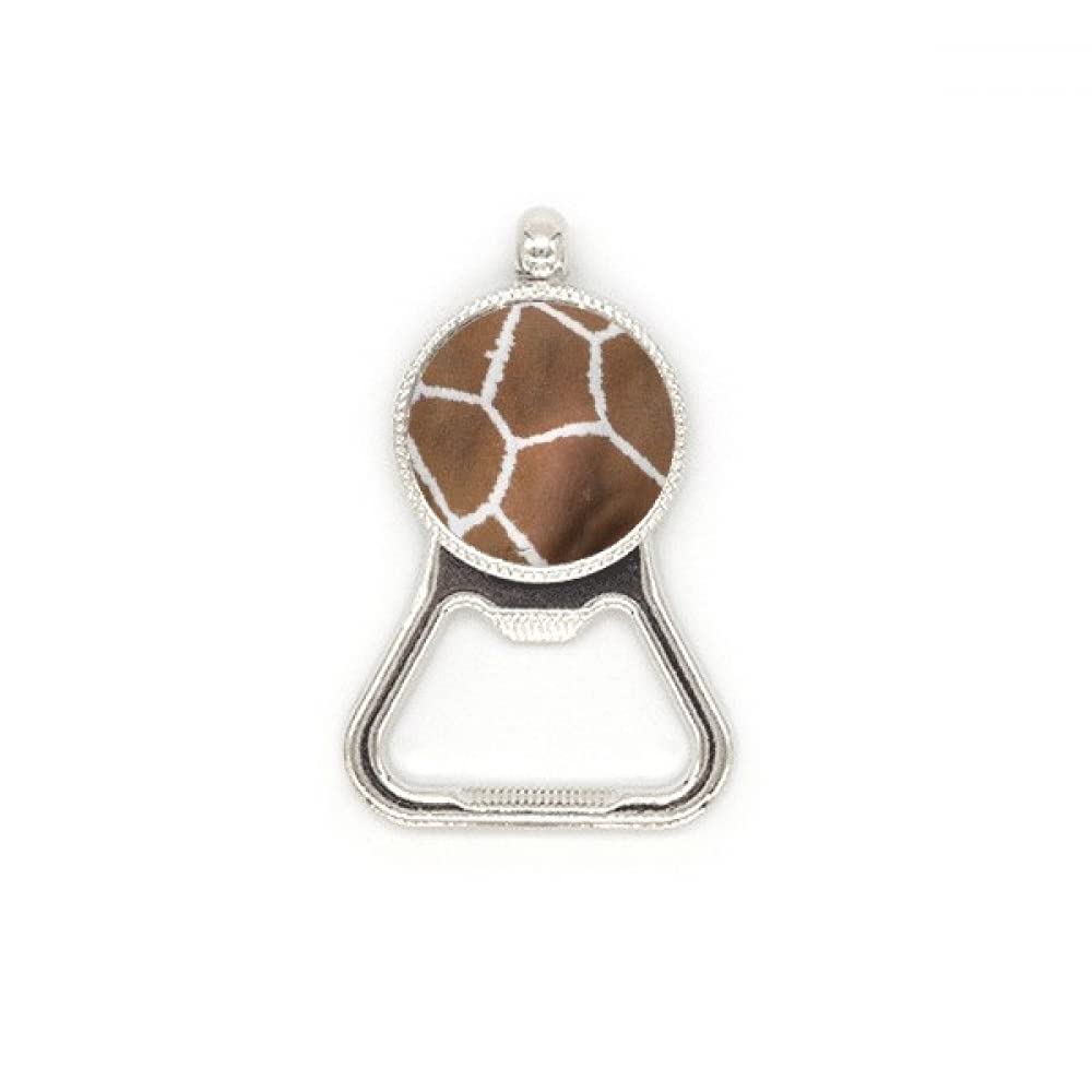 Décapsuleur plume de girafe inox - Ouvre-bouteille design animal