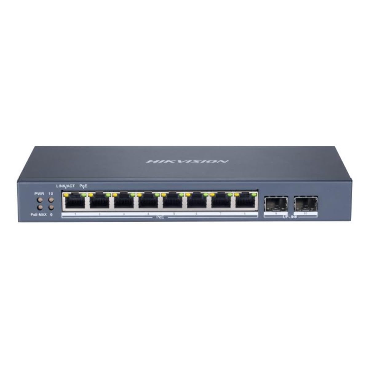 Switch Hikvision 8 Ports Gigabit PoE+ Extension