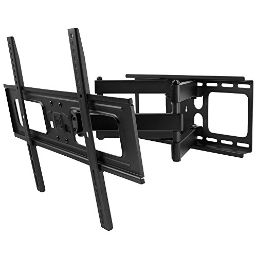 One For All Full Motion TV Bracket  Swivel (120°) Tilt (15°) Wall Mount  Screen size 32-84 Inch - For All types of TVs  Max Weight 60kg  VESA 200x200 to 600x400 - Free Toolbox app  Black - WM4451