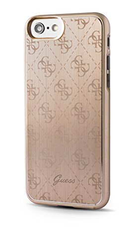 Guess Coque rigide en aluminium pour iPhone 7 Dorée