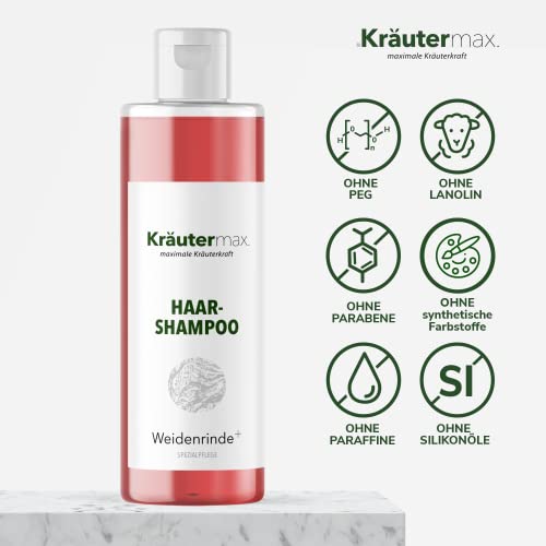 Willow bark shampoo for lice with willow bark extract 1 x 250 ml, brown, 250 ml (Pack of 1) - Image 2