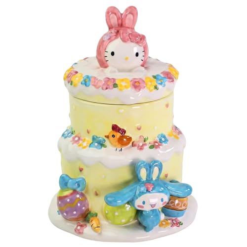Blue Sky Hello Kitty Easter Jar