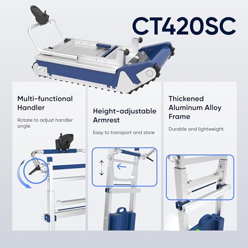 Carretilla eléctrica para escaleras CT420SC 925 lb miniatura 6