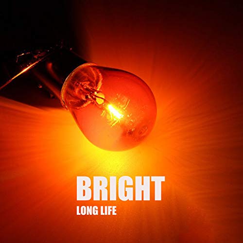 Perfectech 4 Pcs 3 1/4" Touring Oem Flat Black Smoked Turn Signal Lenses+Amber Bulbs For Harley Davidson Electra Glides Road King #TOP4