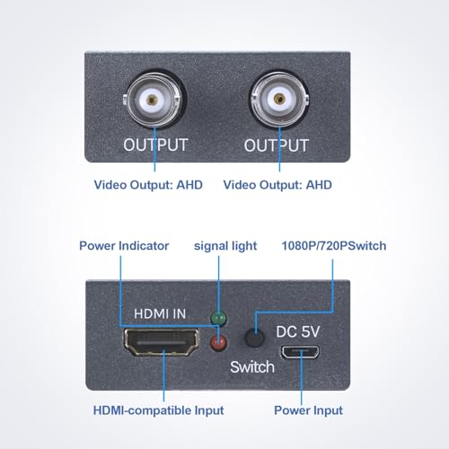 Image of HDMI to AHD Converter - 4K HDMI Input to AHD Output