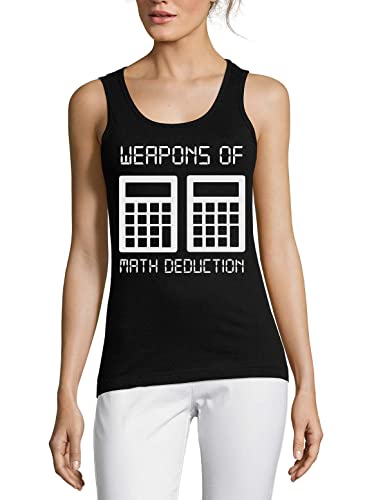 Débardeur en coton noir pour femme idéal pour les cours de maths