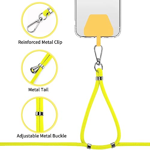 Cell Phone Lanyard 2 Pcs-1 Pcs 30"(Neck Strap×1)+8"(Wrist Strap×1) Black - Photo 49 sur 115