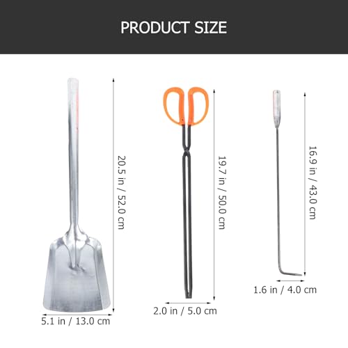 Outils à feu en fer anti-déformation pour tisonner sans risque