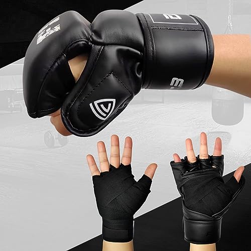 FIVING MMA Gloves For Men & Women,Boxing Gloves For