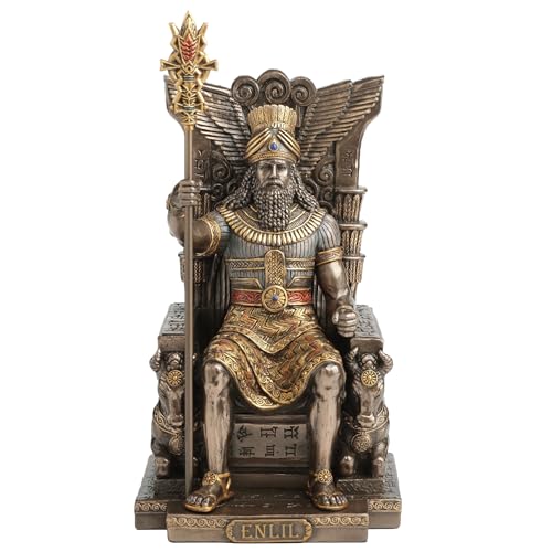 Estatua Veronese Design Enlil Dios Mesopotámico del Aire 9.88 in