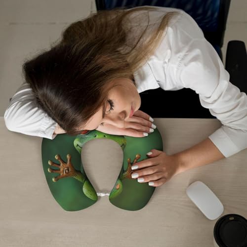 Almohada de viaje de espuma viscoelástica tamaño único miniatura 7