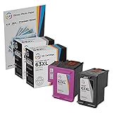 TTP-Toner Tech Pro Remanufactured Ink Cartridge Replacement for HP 63XL (Black , 2-Pack)