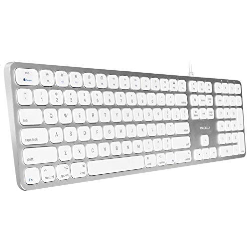 Macally Mac Keyboard and an Aluminum Ergonomic Keyboard, Beauty in Simplicity