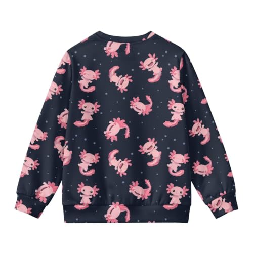 Image of Girls Cardigans Sweater Long Sleeve Crew Neck Button Down Sweaters School Outerwear for Kids Fall Winter Tops