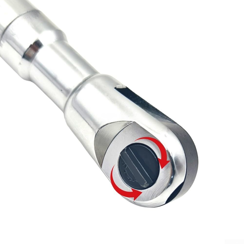 Llave automática, extensor de trinquete, herramienta de alto par, diseño delgado para espacios reducidos, cambio rápido de 38/12/14 mm, agarre antideslizante para mecánicos, bricolaje (1 unidad)