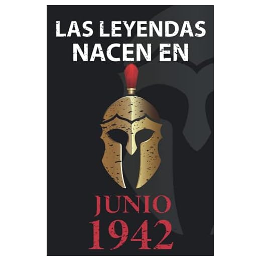 Las leyendas nacen en Junio 1942: Regalo de cumpleaños perfecto para hombre y mujer de 79 años I Cita positiva , humor I Cuaderno , diario , libro de ... I Idea original para el 79 cumpleaños