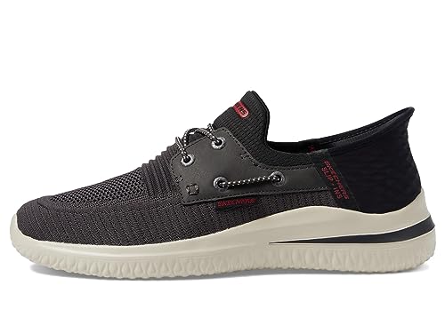 Image of Skechers Men's Delson 3.0 Roth Loafer | Casual, Slip-ins, Air-Cooled Memory Foam, Goga Mat Arch, Vegan