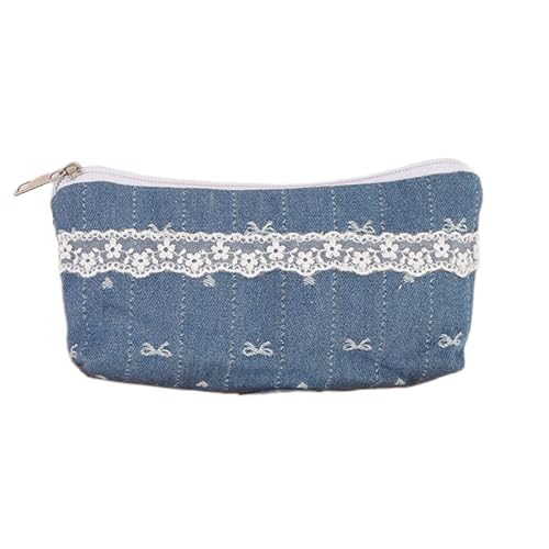 WKabnkn Estuche para lápices con estampado floral de gran capacidad, estuche de lona para organizar suministros escolares, bolsa con estampado floral, e, Mass Beauty