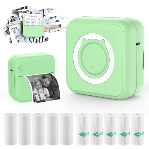HUIJUTCHEN Mini Stampante Fotografica, Mini Stampante Termica Portatile Stampante Fotografica...