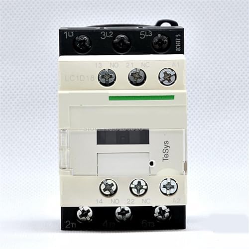 Contacteur LC1D18F7C 18A avec contacts 1NO 1NC pour charge 7.5KW