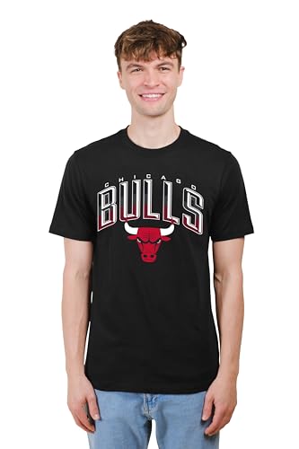 Ultra Game Camiseta de Manga Corta para Hombre Arched Plexi, Negro, L
