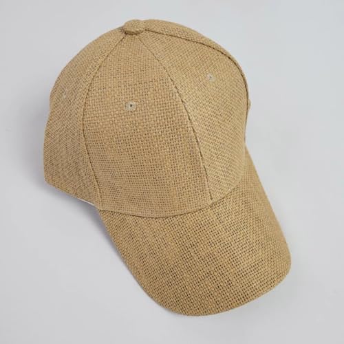 Boné De Palha Esportivo Aba Curva Unissex Casual Básico Chápeu De Moda De Verão De Pesca de Montanhi