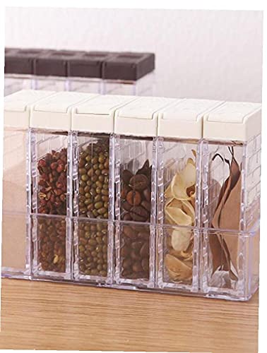 Spice Storage Jars Spice Shaker Box Kitchen Kruiden Opslag Jar Zoutpeper Creating Containers Wit - Image 3