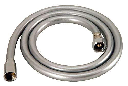 Sanlingo Brauseschlauch Duschschlauch 150cm 1,5m PVC Silber Verdrehschutz Cover