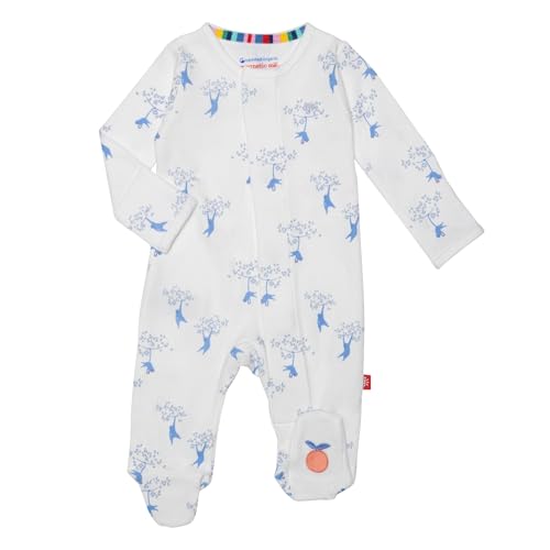 Image of Magnetic Me 100% Organic Cotton Magnetic Baby Footie Pajamas | Super Soft Cotton Fabric | Available in PRE - 24M