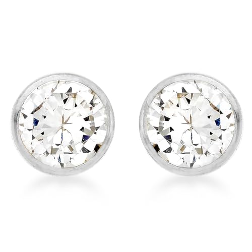 Boucles d'oreilles clous Or 9 Carat Carissima Gold et zirconium éclatant
