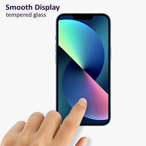 Image of DD SON Tempered Glass Screen Protector Compatible for Iphone 13 /13 Pro / 14 (black) HD Glass with Edge to Edge Coverage and Easy Installation kit,Black