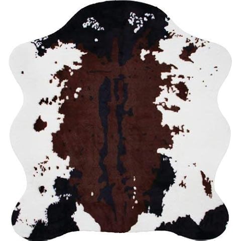 Classic Safari Cow Print Rug, 56 x 61" Cover