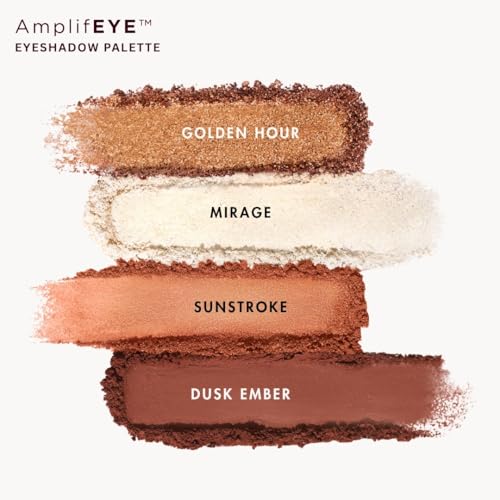 Image of HYUE AmplifEYE Eyeshadow Palette - 6 Shades | All Fired Up | Highly Pigmented Shades | Matte, Metallic, Satin & Foil | Long Lasting | Smooth Blendable Texture | All Skin Types